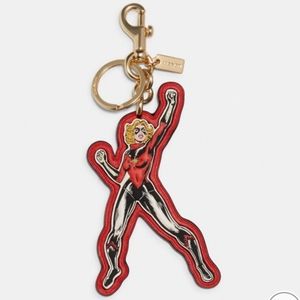 Coach & Marvel Carol Danvers Bag Charm